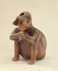 Sitzender Mann, Colima-Kultur